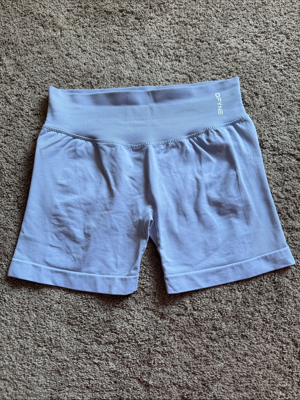 Women's Light Blue Seamless DFYNE Impact Short